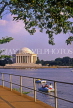 USA, WASHINGTON DC, Jefferson Memorial and Tidal Basin, WAS466JPL