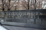 USA, WASHINGTON DC, Korean War Veterans Memorial, inscription, US4721JPL