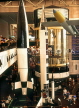 USA, WASHINGTON DC, National Air & Space Museum, 'Skylab' and rockets, WAS373JPL