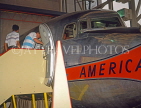 USA, WASHINGTON DC, National Air & Space Museum, visitors entering aircraft, US3998JPL