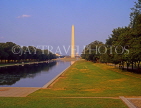 USA, WASHINGTON DC, Washington Monument and Reflecting Pool, US3996JPL