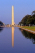 USA, WASHINGTON DC, Washington Monument and Reflecting Pool, US4005JPL