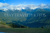 USA, Washington, Olympic National Park, snowcapped peaks, US42584JPL