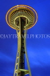 USA, Washington, SEATTLE, Space Needle Tower, night view, US4039JPL
