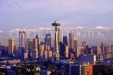 USA, Washington, SEATTLE, skyline and Space Needle Tower, SEA112JPL