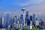 USA, Washington, SEATTLE, skyline and Space Needle Tower, US4046JPL