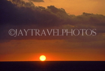 VIRGIN ISLANDS (British), Virgin Gorda, Spring Bay, sunset over horizen , BVIJPL1200JPL