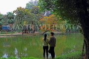 Vietnam, HANOI, Botanical Garden, and lake scene, VT1662JPL
