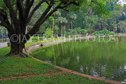 Vietnam, HANOI, Botanical Garden, and lake scene, VT1665JPL