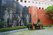 Vietnam, HANOI, Hoa Lo Prison, memorial depicting the prison conditions, VT783JPL