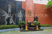 Vietnam, HANOI, Hoa Lo Prison, memorial depicting the prison conditions, VT784JPL