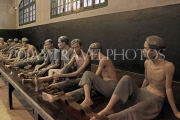 Vietnam, HANOI, Hoa Lo Prison, recreation of prisoners held in cruel conditions, VT780JPL