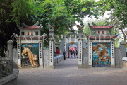 Vietnam, HANOI, Hoan Keim Lake, Ngoc Son Temple, entrance, VT1585JPL
