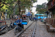 Vietnam, HANOI, Old Quarter, Train Street, VT1120JPL