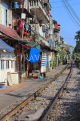 Vietnam, HANOI, Old Quarter, Train Street, VT1122JPL