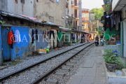 Vietnam, HANOI, Old Quarter, Train Street, VT1129JPL
