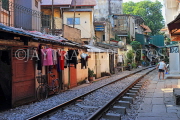 Vietnam, HANOI, Old Quarter, Train Street, VT1130JPL