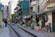 Vietnam, HANOI, Old Quarter, Train Street, VT1131JPL