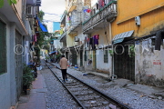 Vietnam, HANOI, Old Quarter, Train Street, VT1133JPL
