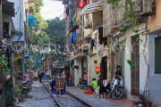 Vietnam, HANOI, Old Quarter, Train Street, VT1136JPL
