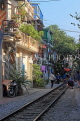 Vietnam, HANOI, Old Quarter, Train Street, VT1146JPL