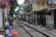 Vietnam, HANOI, Old Quarter, Train Street, VT1249JPL