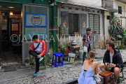 Vietnam, HANOI, Old Quarter, Train Street, trackside cafe scene, VT1144JPL