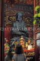 Vietnam, HANOI, Quan Thanh Temple (Tran Vu), main shrine, Tran Vu statue, VT1660JPL