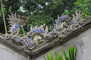 Vietnam, HANOI, Quan Thanh Temple (Tran Vu), main shrine, roof sculptures, VT1656JPL