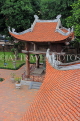 Vietnam, HANOI, Temple of Literature, fourth courtyard and roof tops, tile work, VT847JPL