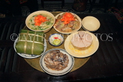Vietnam, HANOI, Tet (New Year) traditional feast on meal tray, VT862JPL