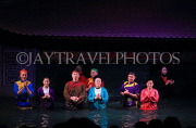 Vietnam, HANOI, Thang Long Water Puppet Theatre, Water Puppet Show, curtain call, VT761JPL