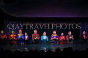 Vietnam, HANOI, Thang Long Water Puppet Theatre, Water Puppet Show, curtain call, VT762JPL