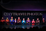 Vietnam, HANOI, Thang Long Water Puppet Theatre, Water Puppet Show, curtain call, VT763JPL