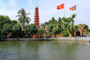 Vietnam, HANOI, Tran Quoc Pagoda, oldest Buddhist temple, in Hanoi, VT987JPL