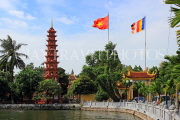 Vietnam, HANOI, Tran Quoc Pagoda, oldest Buddhist temple, in Hanoi, VT988JPL