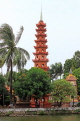 Vietnam, HANOI, Tran Quoc Pagoda, oldest Buddhist temple, in Hanoi, VT992JPL
