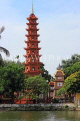 Vietnam, HANOI, Tran Quoc Pagoda, oldest Buddhist temple, in Hanoi, VT993JPL