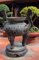 Vietnam, HANOI, Tran Quoc Pagoda, oldest Buddhist temple, incense burner censer, VT1018JPL