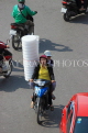 Vietnam, HANOI, moped with passender and goods, VT1203JPL