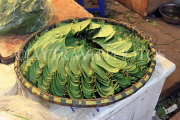 Vietnam, HANOI, outdoor market, betel leaves, VT1070JPL