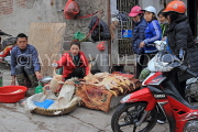 Vietnam, HANOI, outdoor market, meat stall, VT1093JPL