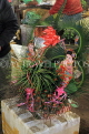 Vietnam, HANOI, outdoor market, wedding bouquets, VT1073JPL
