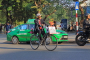 Vietnam, HANOI, street scene, cyclist, VT1214JPL