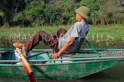 Vietnam, Ninh Binh, TAM COC, Ngo Dong River, tour boat, foot rowming, VT2099JPL