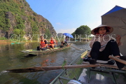 Vietnam, Ninh Binh, TAM COC, Ngo Dong River, tour boats, foot rowing, VT2082JPL