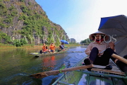 Vietnam, Ninh Binh, TAM COC, Ngo Dong River, tour boats, foot rowing, VT2083JPL