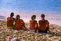 Virgin Islands (US), ST JOHN, Trunk Bay, couples on beach, CAR47JPL