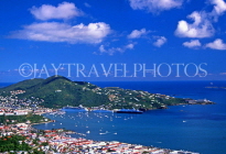 Virgin Islands (US), ST THOMAS, Charlotte Amalie, harbour view, CAR34JPL