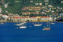 Virgin Islands (US), ST THOMAS, Charlotte Amalie, seafrotn and yachts, USV31JPL